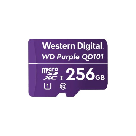 MicroSD 256GB  HIGH ENDURANCE CLASS10 UHS-I U3 100/60MB/s PURPLE – WDD256G1P0C