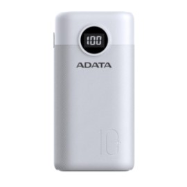 POWER BANK PORTABLE 10,000mAh USB-C , USB-A, + Cable USB-C  BLANCO – AP10000QCD-DGT-CWH