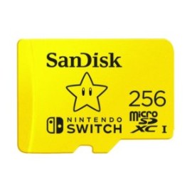 MicroSD 256GB NINTENDO SWITCH CLASS10 UHS-1 100/60MB/s AMARILLA