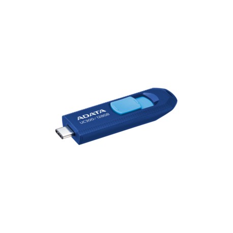 USB 128GB UC300 TYPE-C 100MB/s  USB 3.2  AZUL  RETRACTIL