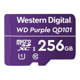 MicroSD 256GB  HIGH ENDURANCE CLASS10 UHS-I U3 100/60MB/s PURPLE – WDD256G1P0C