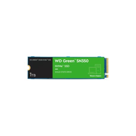 SSD 1TB M.2 2280 PCIe GEN3X2 NVMe 2400MB/900MB/seg GREEN – WDS100T3G0C