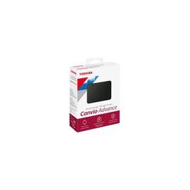 Disco Duro Externo Toshiba Canvio Advance V10 2.5 1TB USB 3.0 Negro para Mac/PC HDTCA10XK3AA