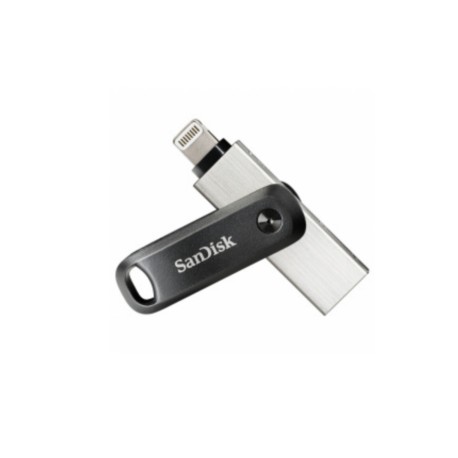 USB SanDisk iXpand Go 256GB USB 3.2/Lightning Gris SDIX60N-256G-GN6N