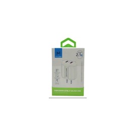 Cargador Clavia doble salida USB 2.3A A/C6-3