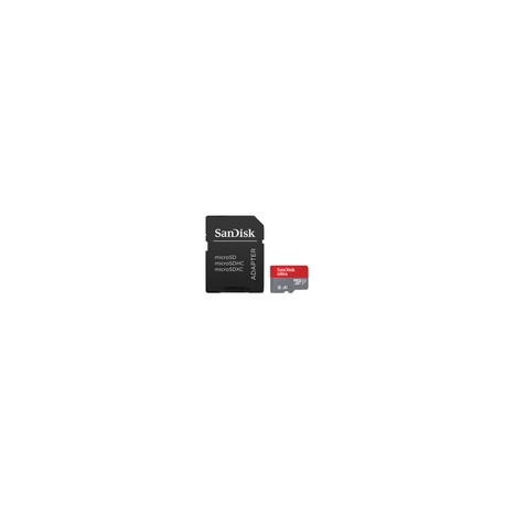Memoria Flash Sandisk Ultra 256GB MicroSD XC UHS-I Clase 10 con Adaptador SDSQUAC-256G-GN6MA