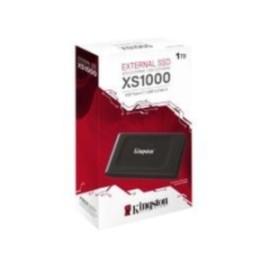 SSD Portátil  1TB USB 3.2  Type C,  1000MBps y 1000MBps,  NEGRO Incluye funda de goma y cable USB C,  SXS1000/1000G